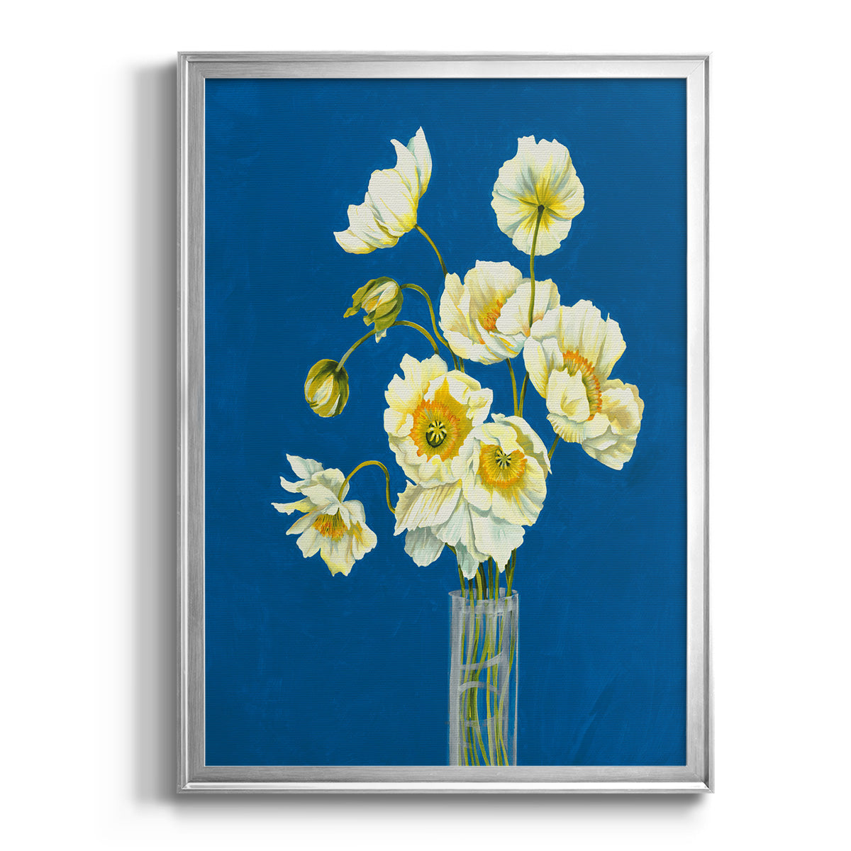 Ice Poppies Premium Framed Print - Ready to Hang