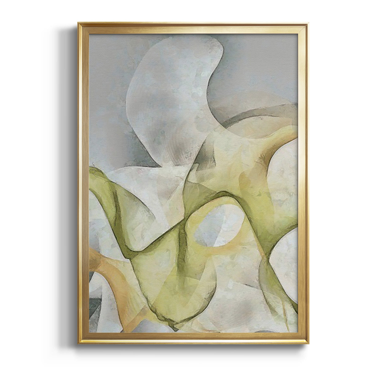 Soft Half Shell I - Modern Framed Canvas Print