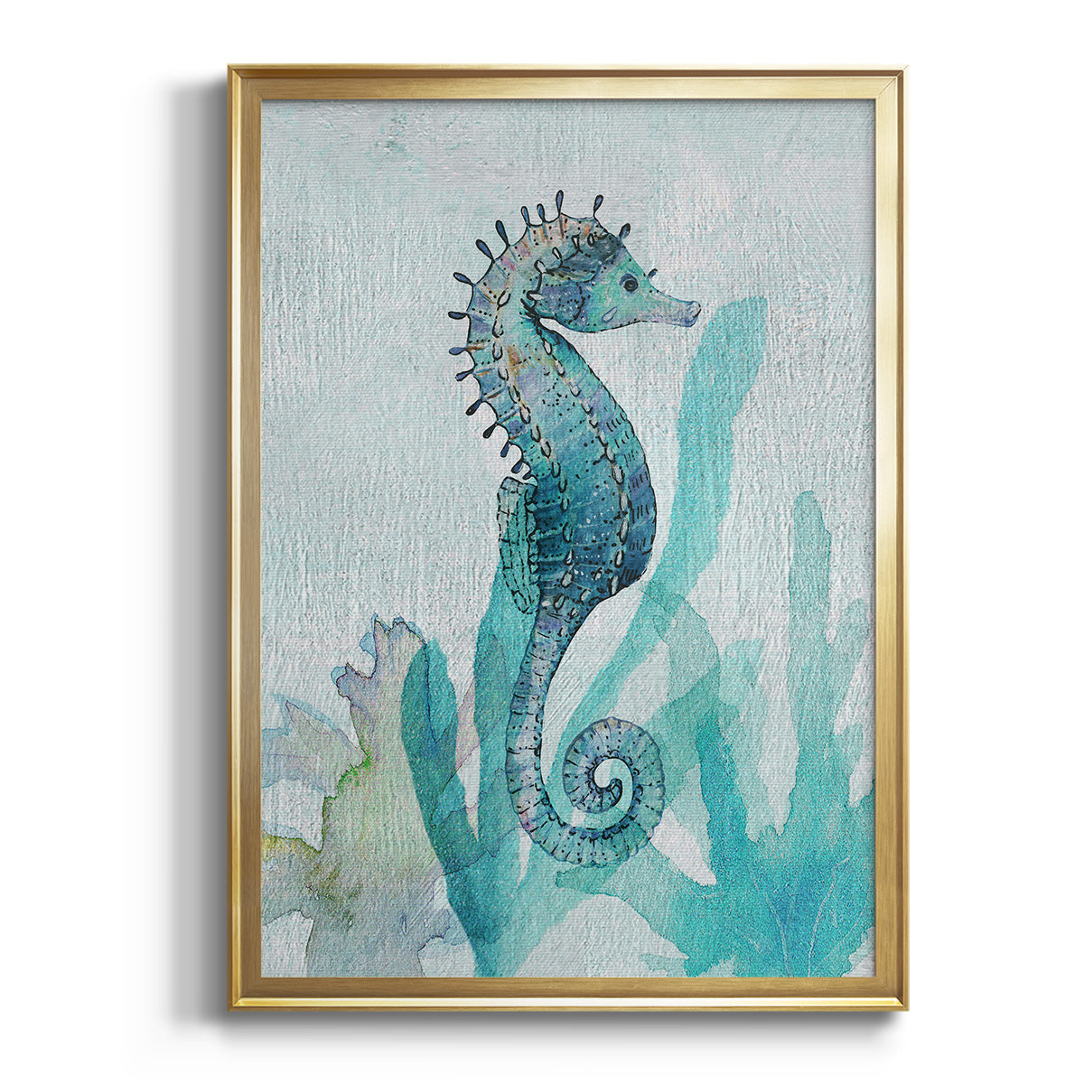 Seahorse I Premium Framed Print - Ready to Hang