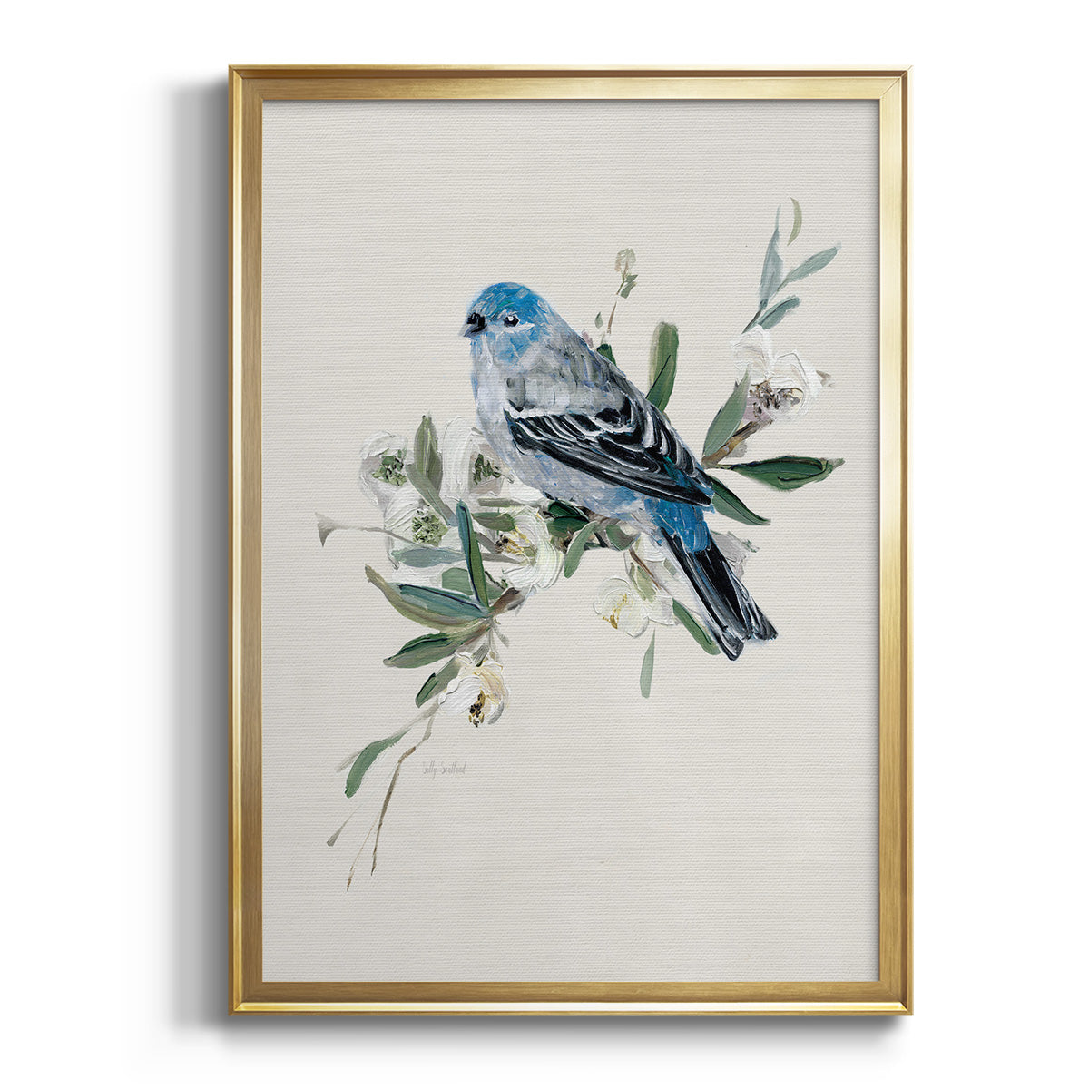 Bluebird Happy II Premium Framed Print - Ready to Hang