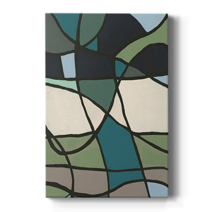 Multicolor Stained Glass I Premium Gallery Wrapped Canvas - Ready to Hang