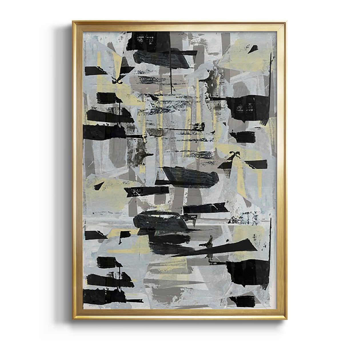 Sepia Botanical Journal I - Modern Framed Canvas Print