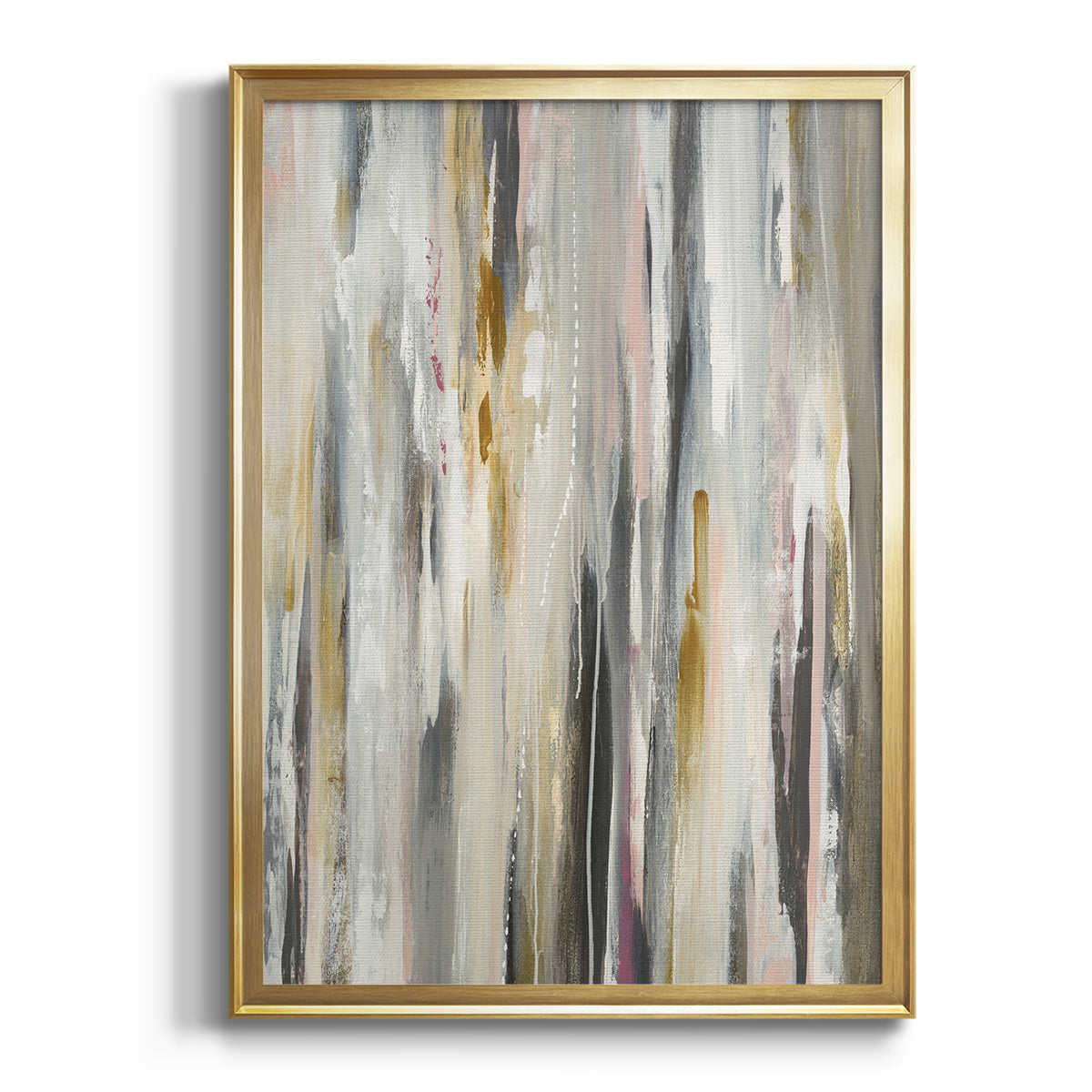 Sepia Botanical Journal I - Modern Framed Canvas Print