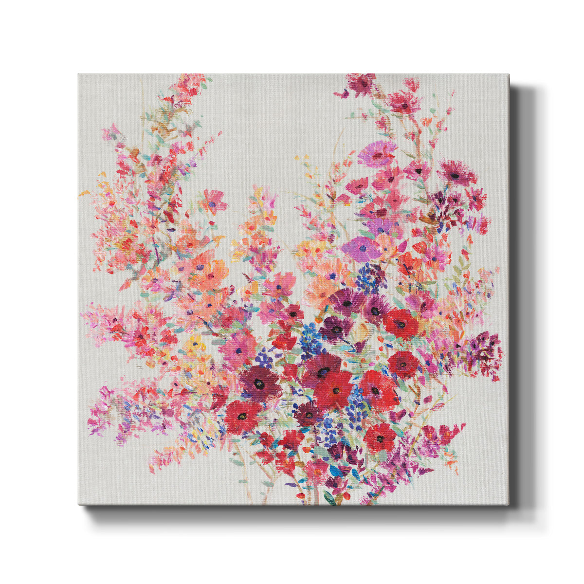 Flowers on a Vine II-Premium Gallery Wrapped Canvas - Ready to Hang