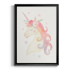 Sweet Unicorn I Premium Framed Print - Ready to Hang