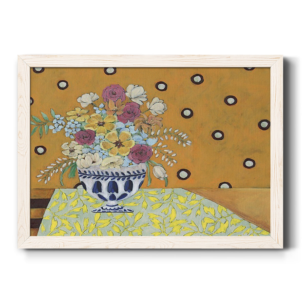 Flowerscape I-Premium Framed Canvas - Ready to Hang