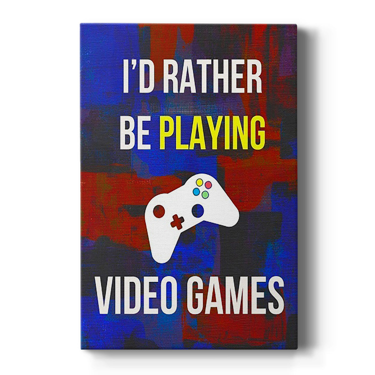 Gamer at Play III Premium Gallery Wrapped Canvas - Ready to Hang