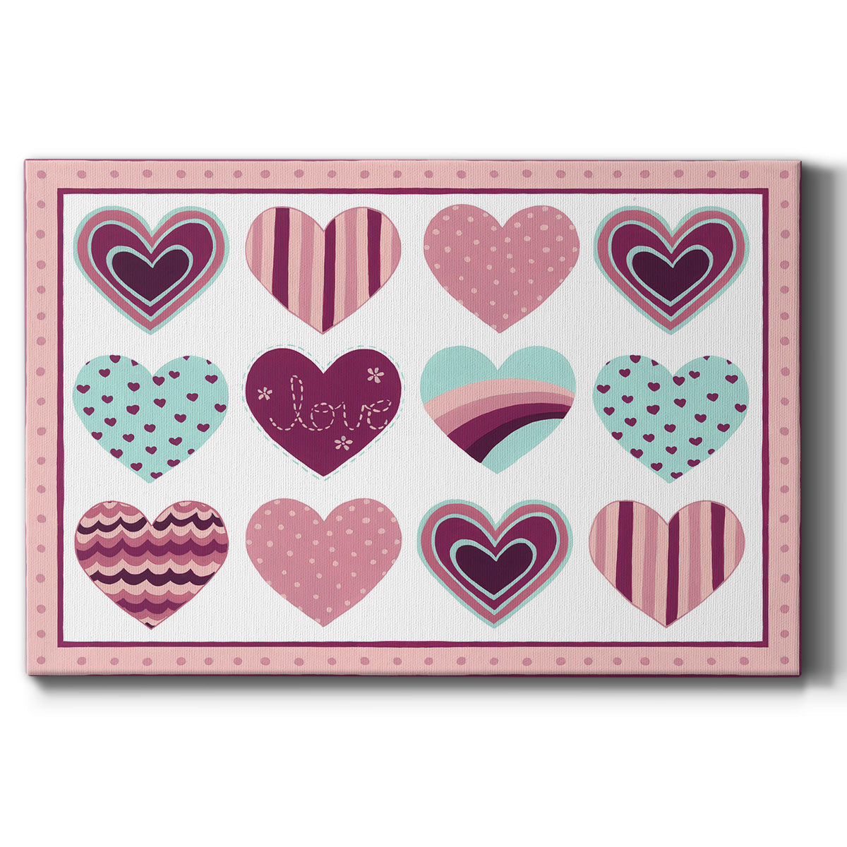 Sweet Valentine Collection A - Canvas Art Print
