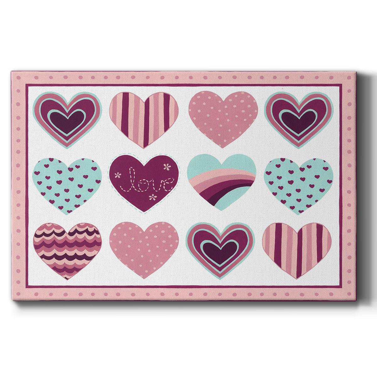 Sweet Valentine Collection A Premium Gallery Wrapped Canvas - Ready to Hang
