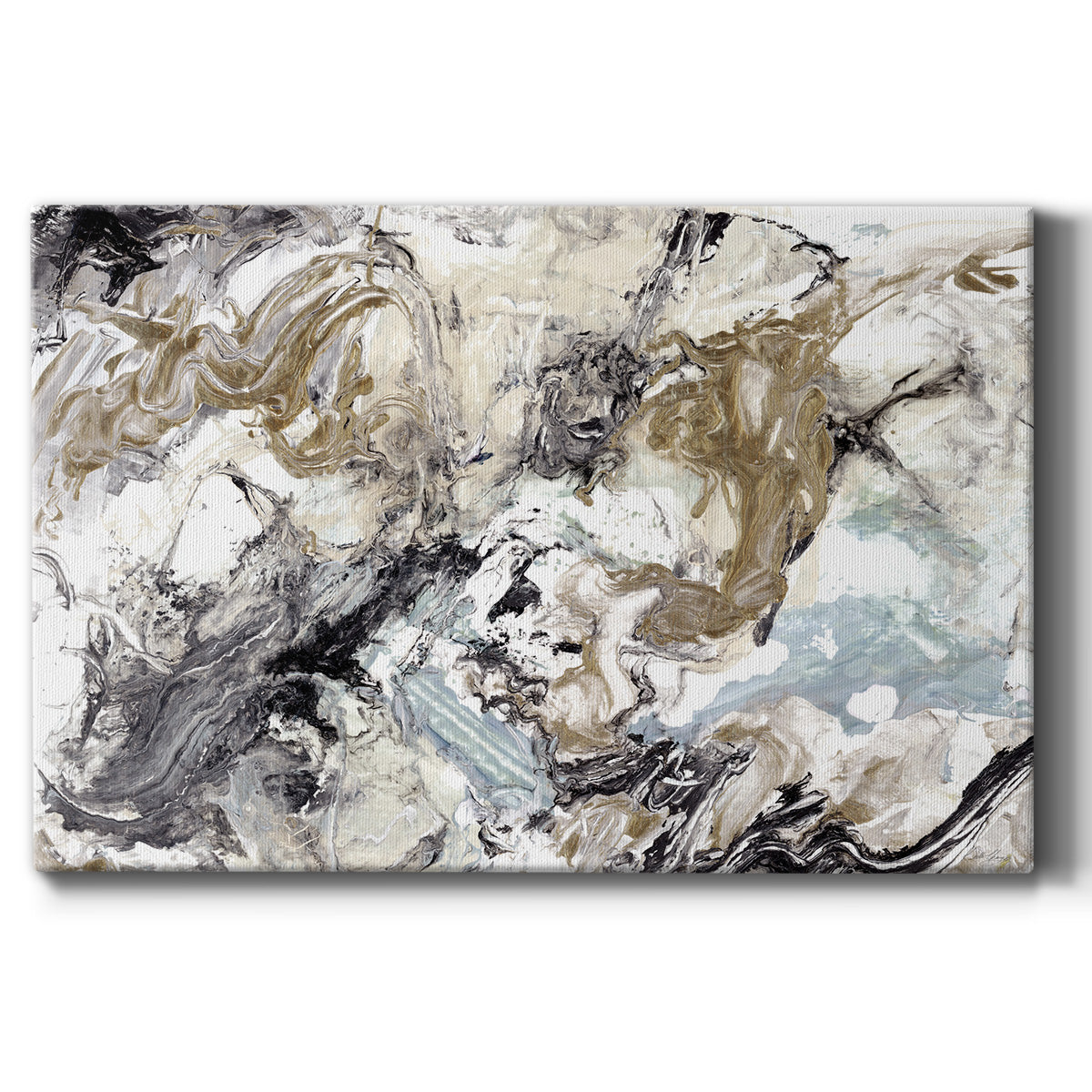 Marbelized Abstract Premium Gallery Wrapped Canvas - Ready to Hang