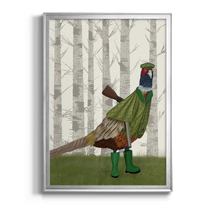 Pheasant Shooting Party 2 Premium Framed Print - Ready to Hang