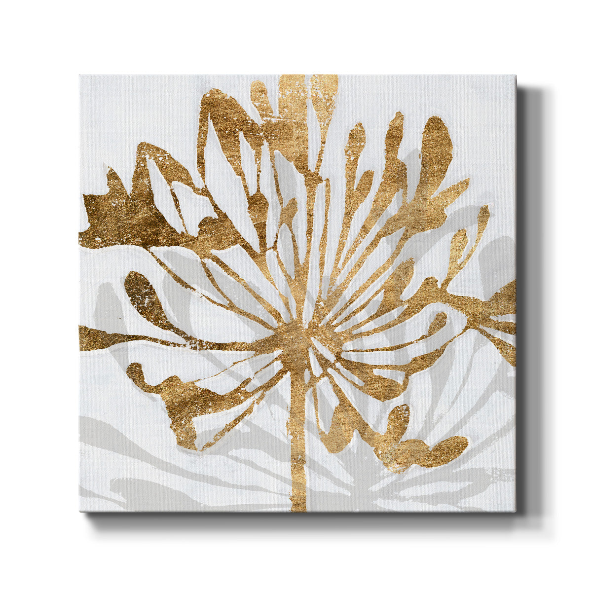 Golden Gilt Bloom II-Premium Gallery Wrapped Canvas - Ready to Hang