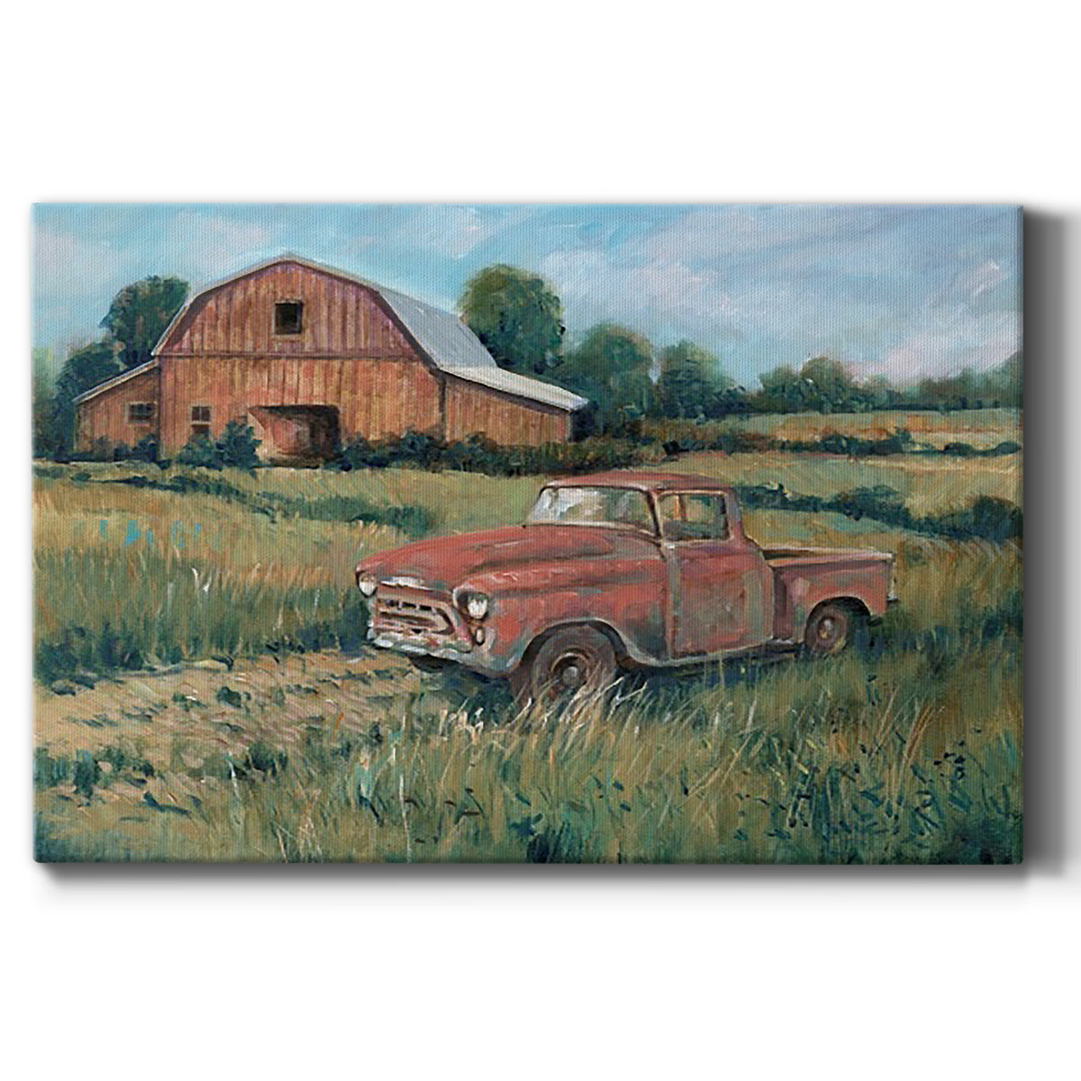 Rusting Away I Premium Gallery Wrapped Canvas - Ready to Hang