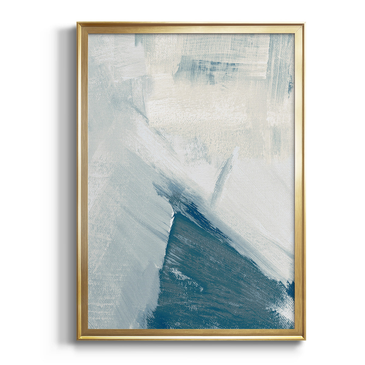 Soft Half Shell I - Modern Framed Canvas Print