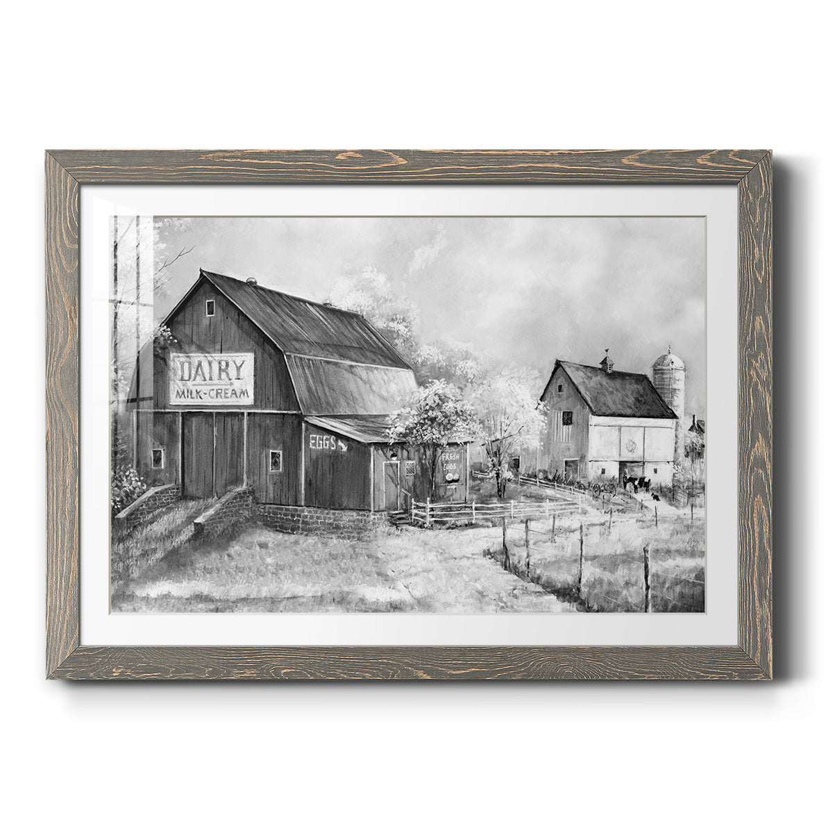 Day at the Farm-Premium Framed Print - Ready to Hang