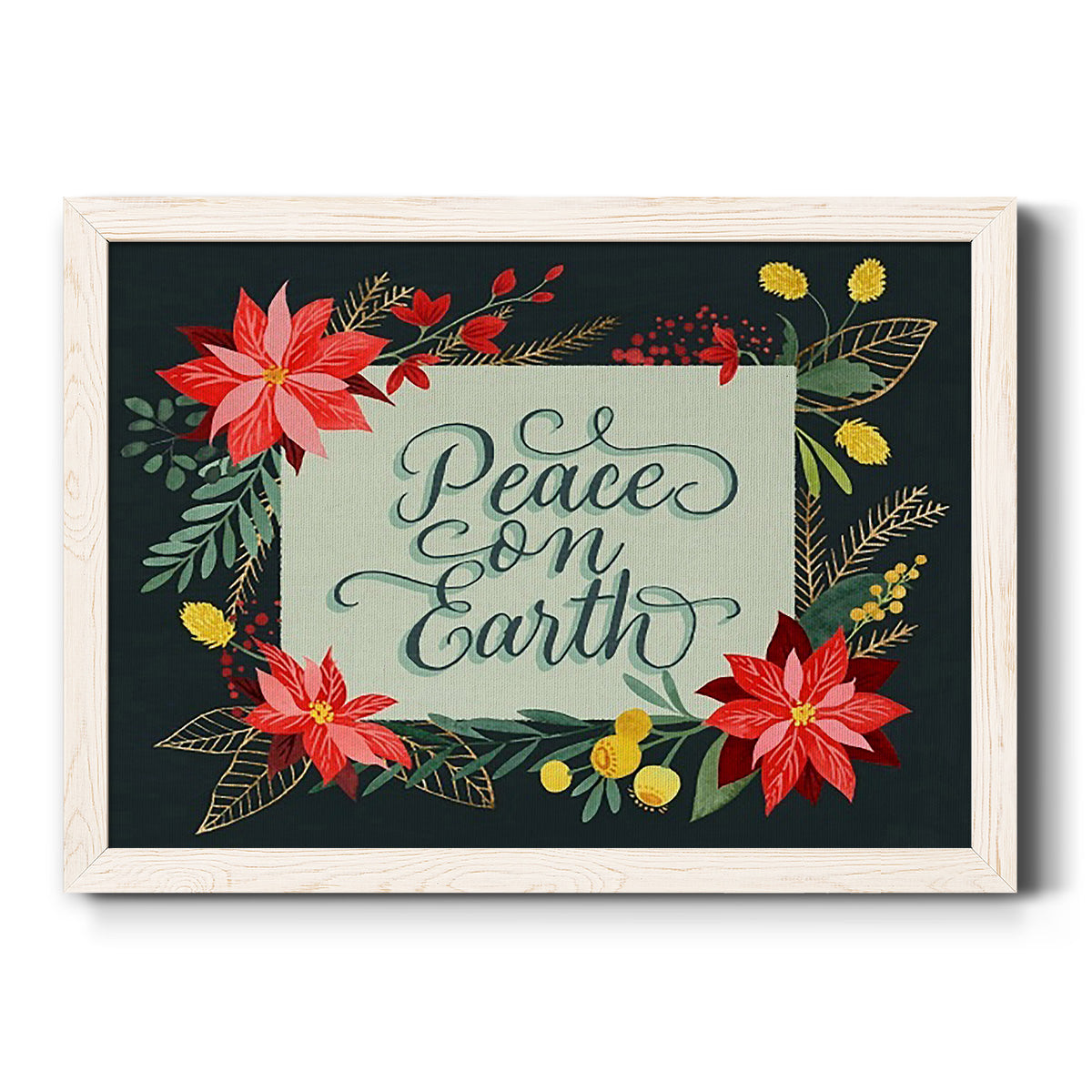 Bright Christmas Night  II-Premium Framed Canvas - Ready to Hang