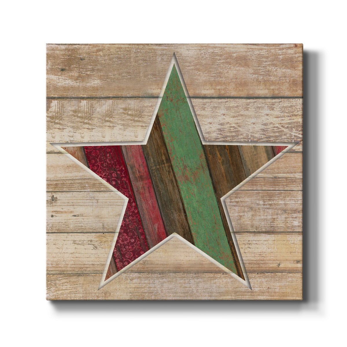 Holiday Star-Premium Gallery Wrapped Canvas - Ready to Hang