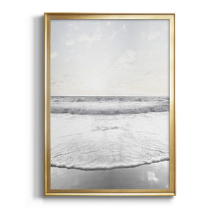 Serene Shore Premium Framed Print - Ready to Hang