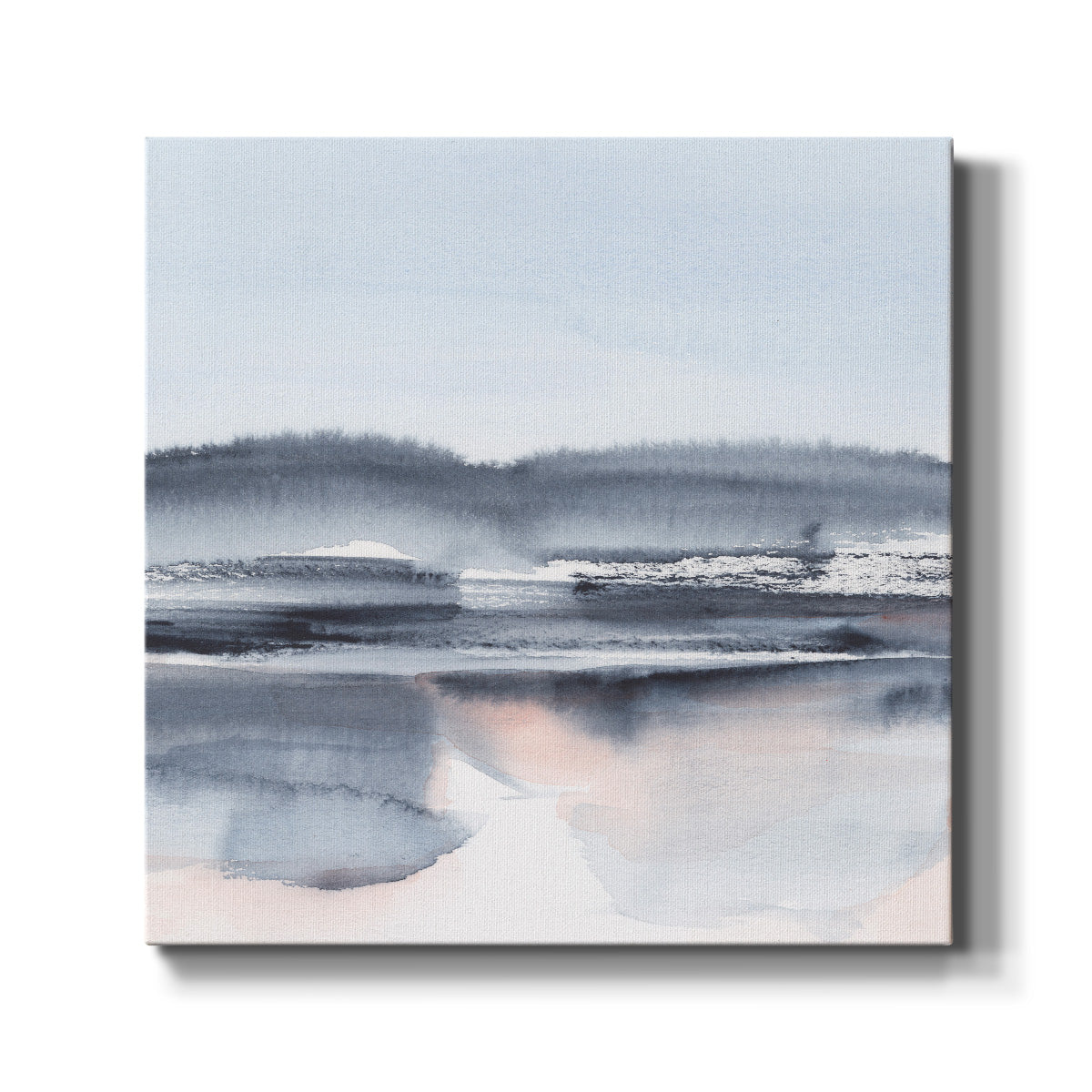 Blush Reflections I-Premium Gallery Wrapped Canvas - Ready to Hang