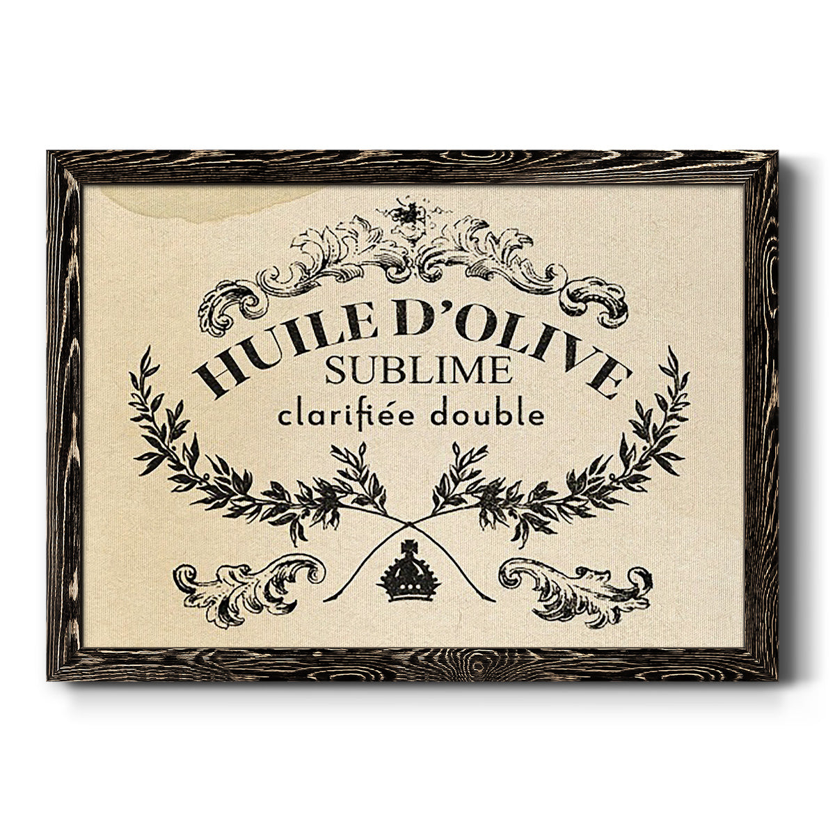 Antique French Label IV-Premium Framed Canvas - Ready to Hang
