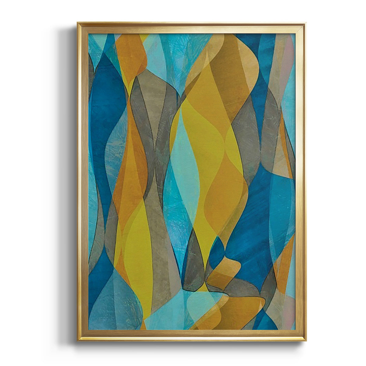 Soft Half Shell I - Modern Framed Canvas Print