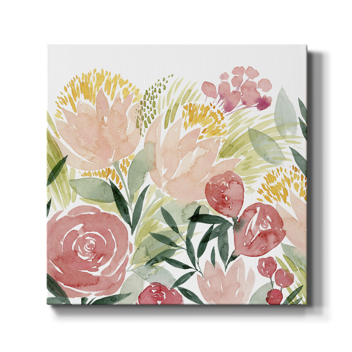 Sunkissed Posies I - Canvas Art Print