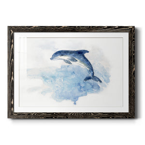 Wave Jumping-Premium Framed Print - Ready to Hang