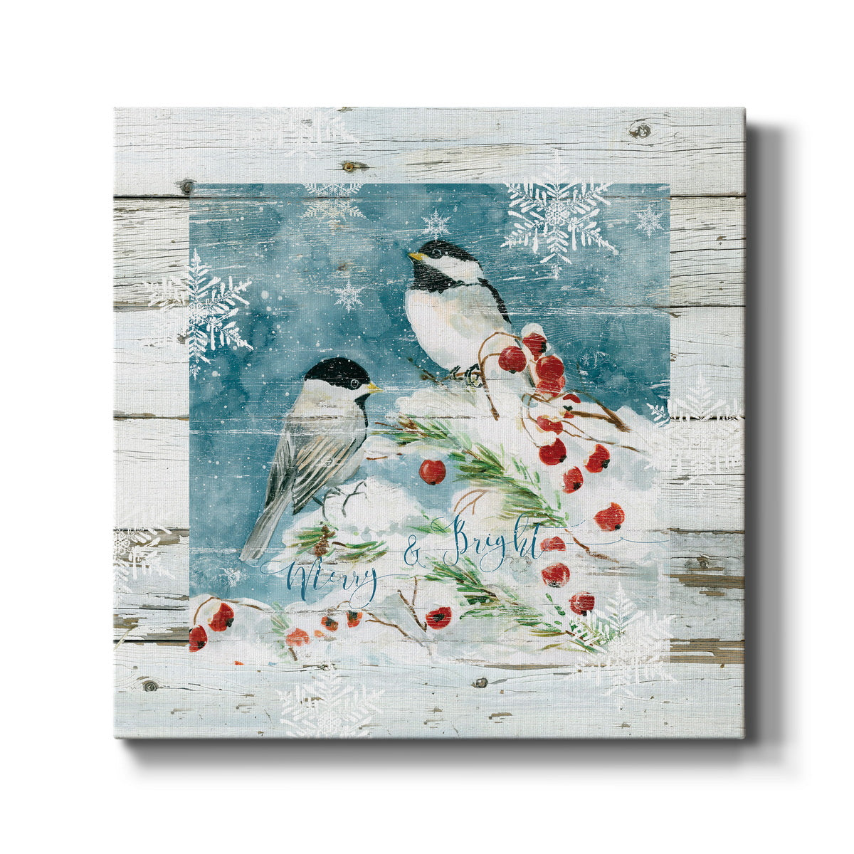 Merry and Bright - Premium Gallery Wrapped Canvas  - Ready to Hang