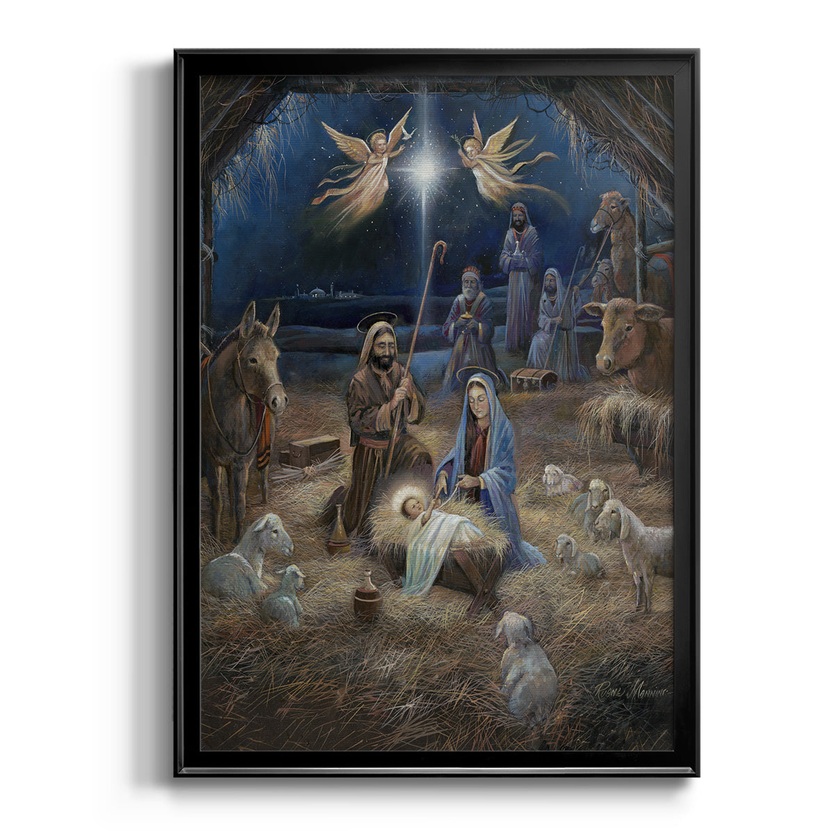 Silent Night Premium Framed Print - Ready to Hang