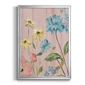 Wildflower Flutter IV Premium Framed Print - Ready to Hang