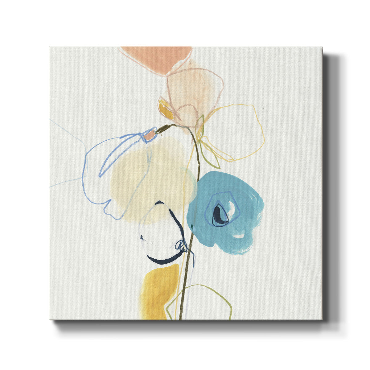 Contour Garden II - Canvas Art Print