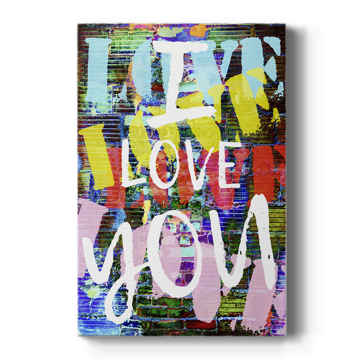 Graffiti Love II Premium Gallery Wrapped Canvas - Ready to Hang