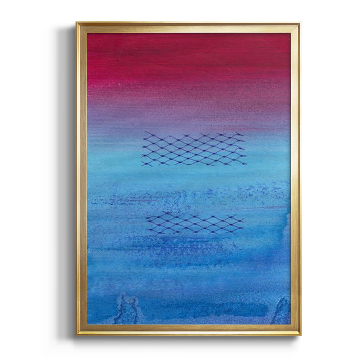 Soft Half Shell I - Modern Framed Canvas Print