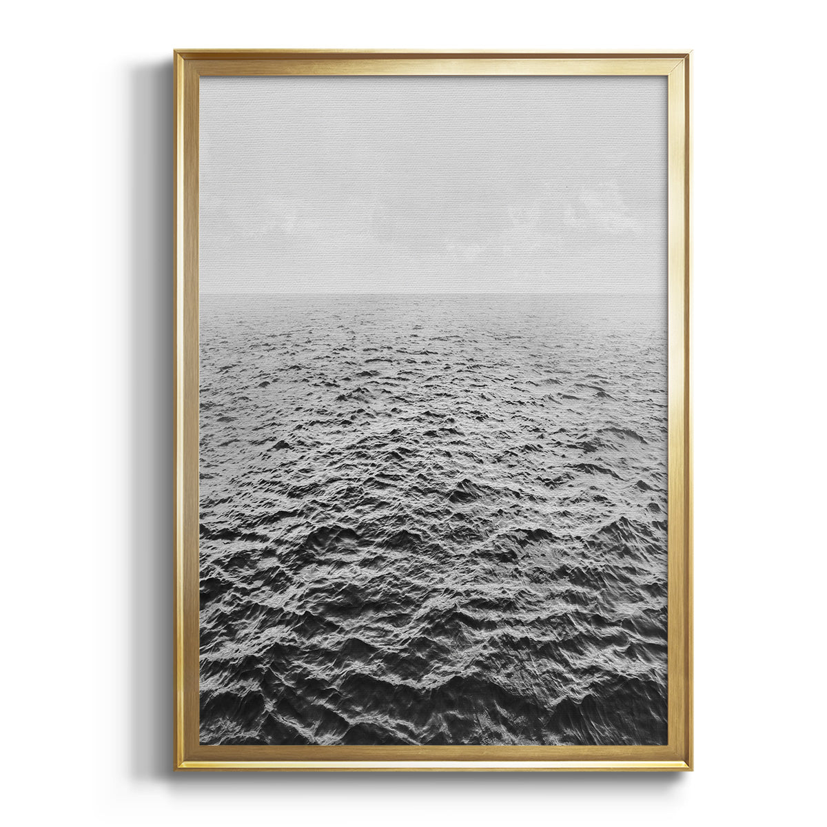 Soft Half Shell I - Modern Framed Canvas Print