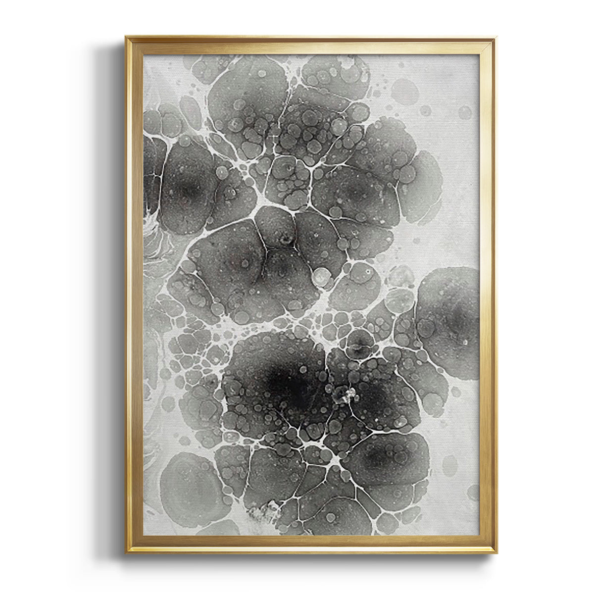 Sepia Botanical Journal I - Modern Framed Canvas Print