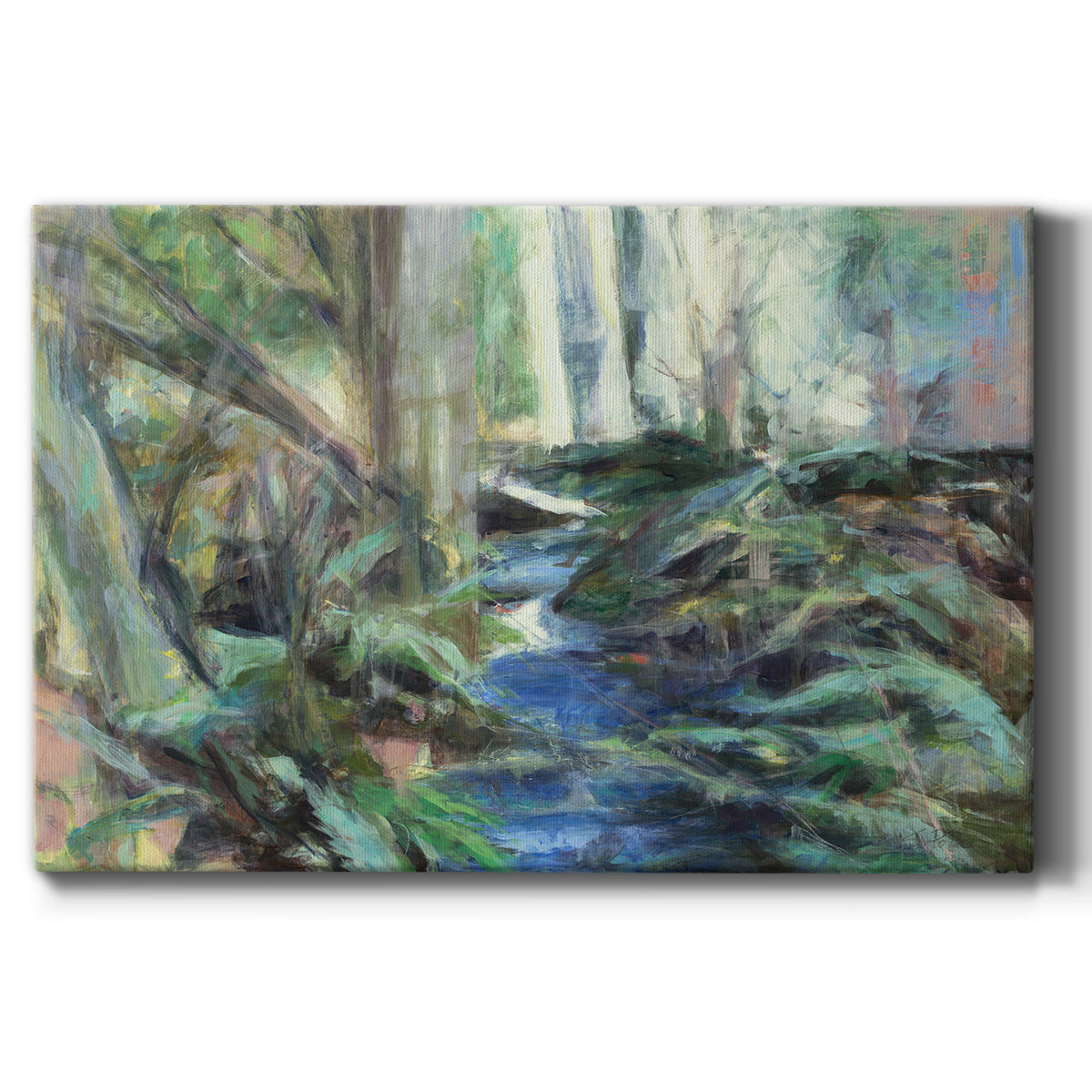 Rambling Blues Premium Gallery Wrapped Canvas - Ready to Hang