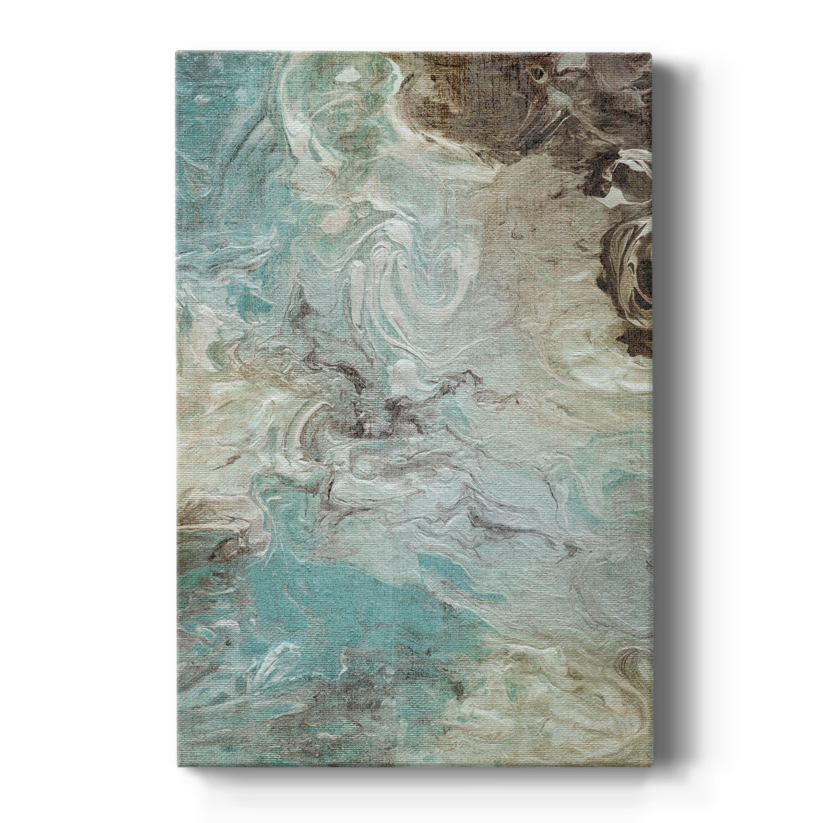 Aqua Marble - Canvas Art Print