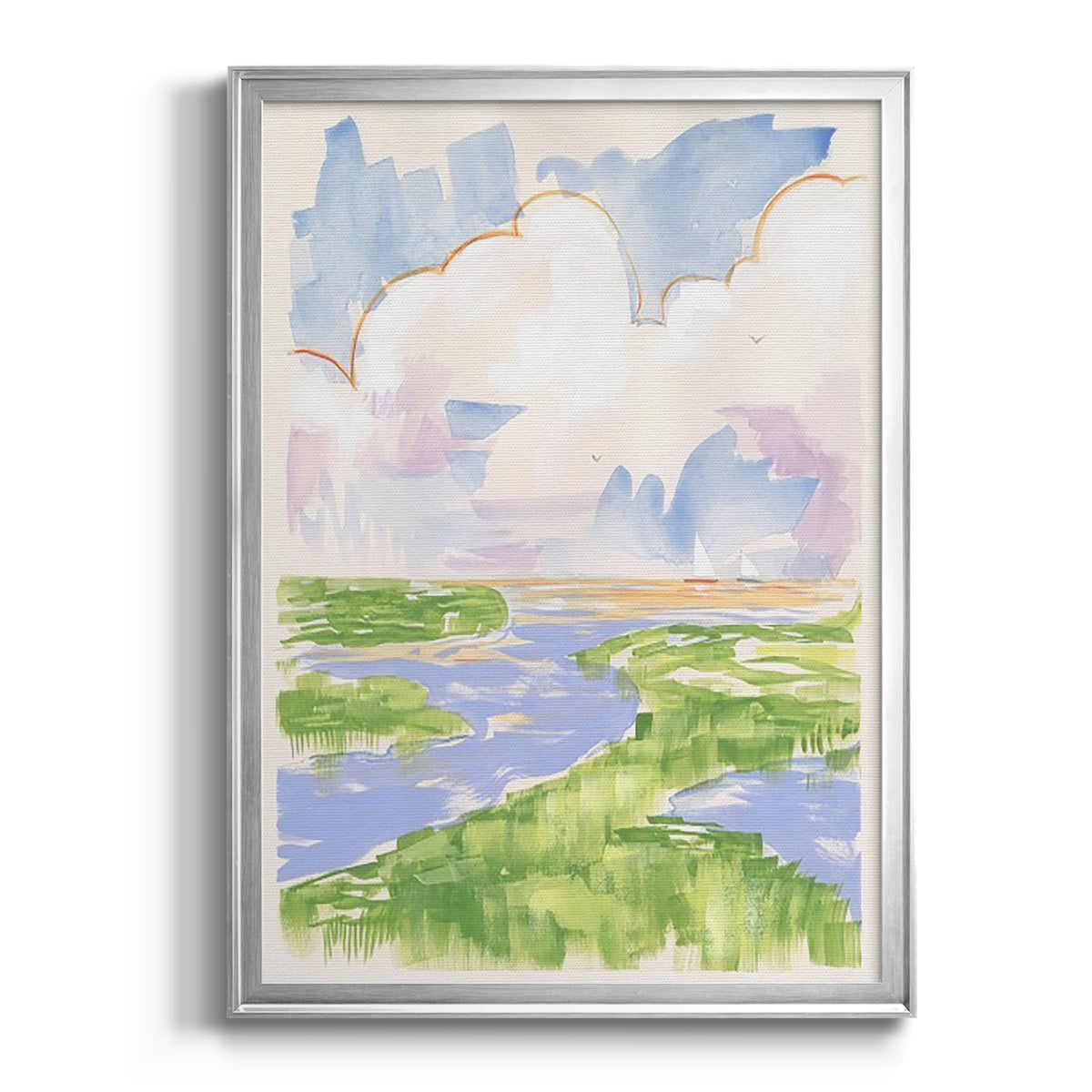 Low Country River Vista II Premium Framed Print - Ready to Hang