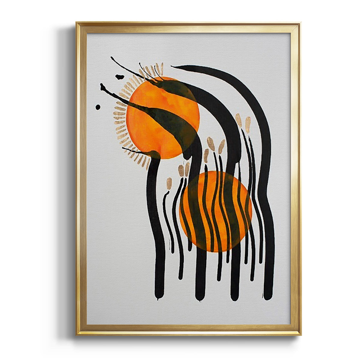 Soft Half Shell I - Modern Framed Canvas Print