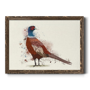 Pheasant Splash 5-Premium Framed Canvas - Ready to Hang