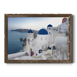 Santorini Sunrise-Premium Framed Canvas - Ready to Hang
