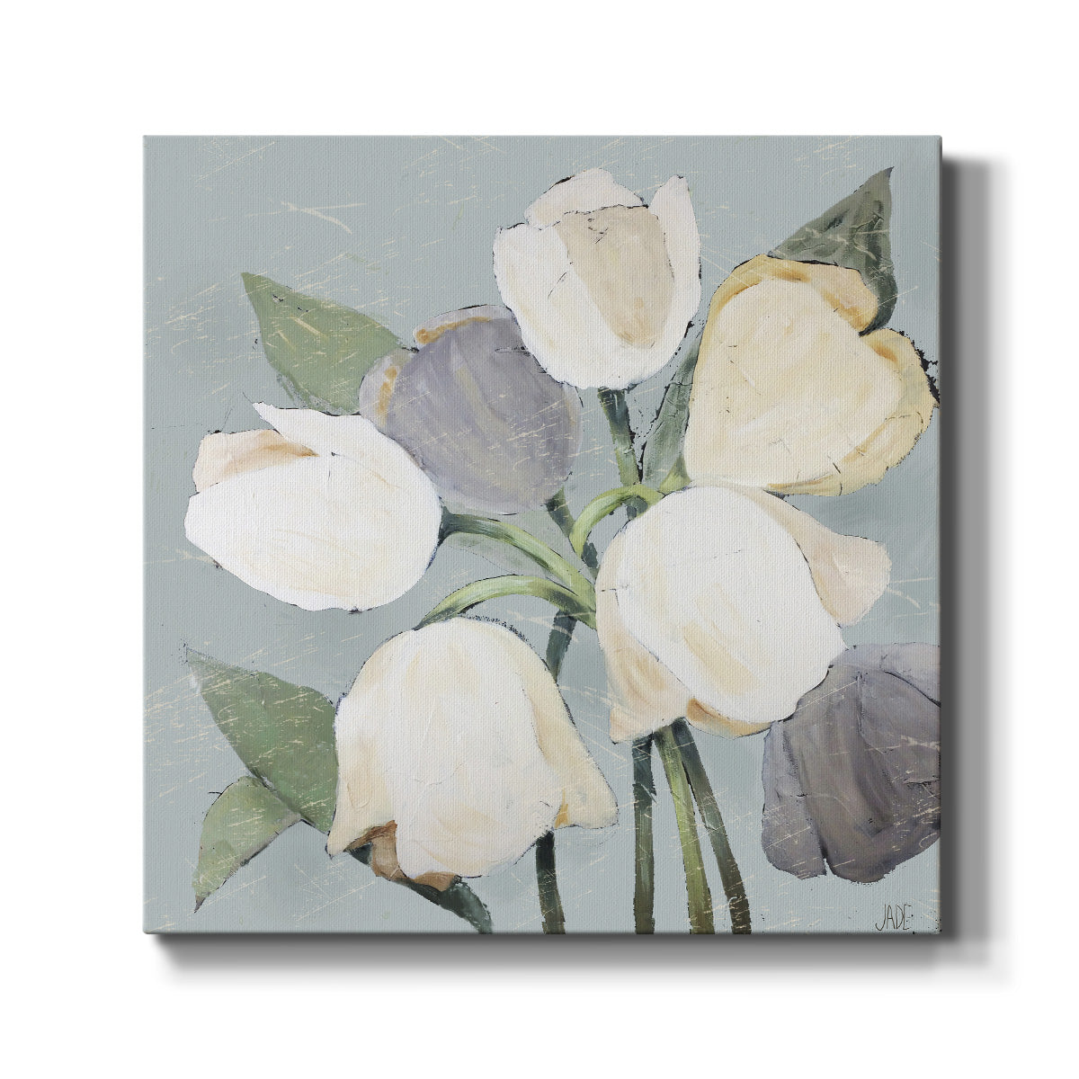 French Tulips I-Premium Gallery Wrapped Canvas - Ready to Hang