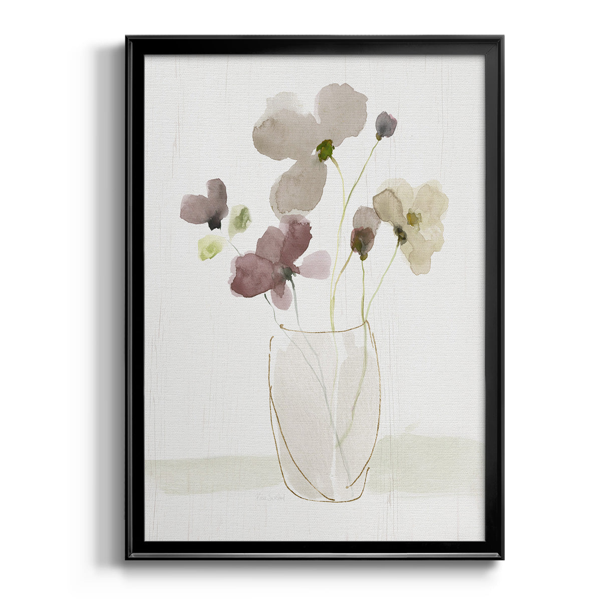 Choose Happy Bouquet II Premium Framed Print - Ready to Hang