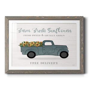 Farmers Market Truck-Premium Framed Print - Ready to Hang