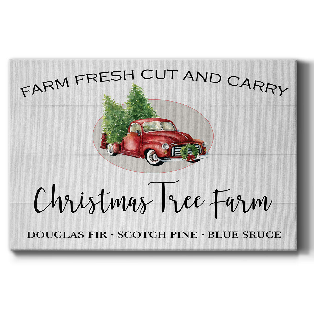 Christmas Tree Farm - Canvas Art Print