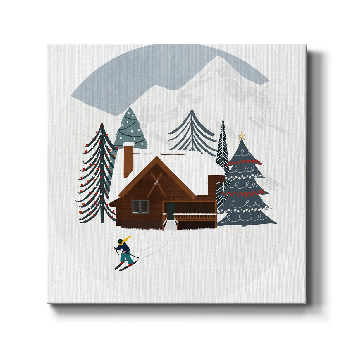 Ski Slope Collection C - Canvas Art Print