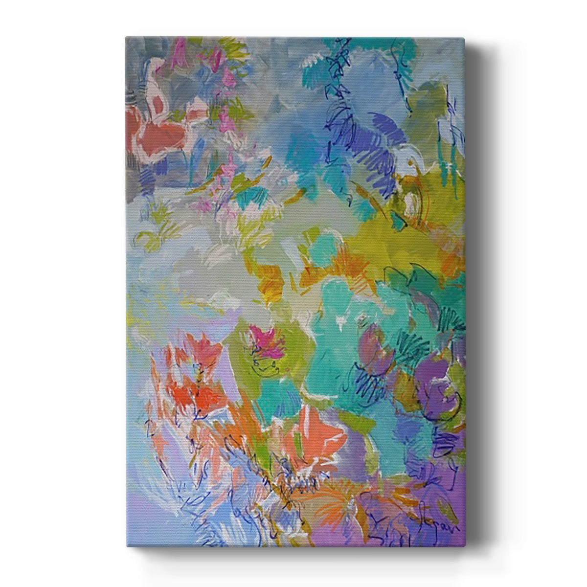 Let Me Bloom I Am Premium Gallery Wrapped Canvas - Ready to Hang