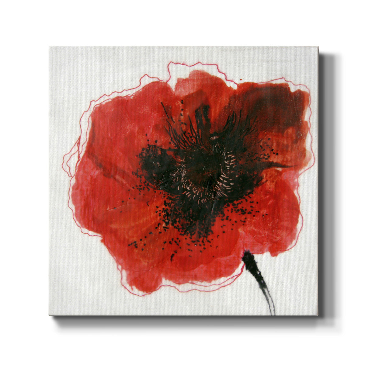 Red Drops I - Canvas Art Print