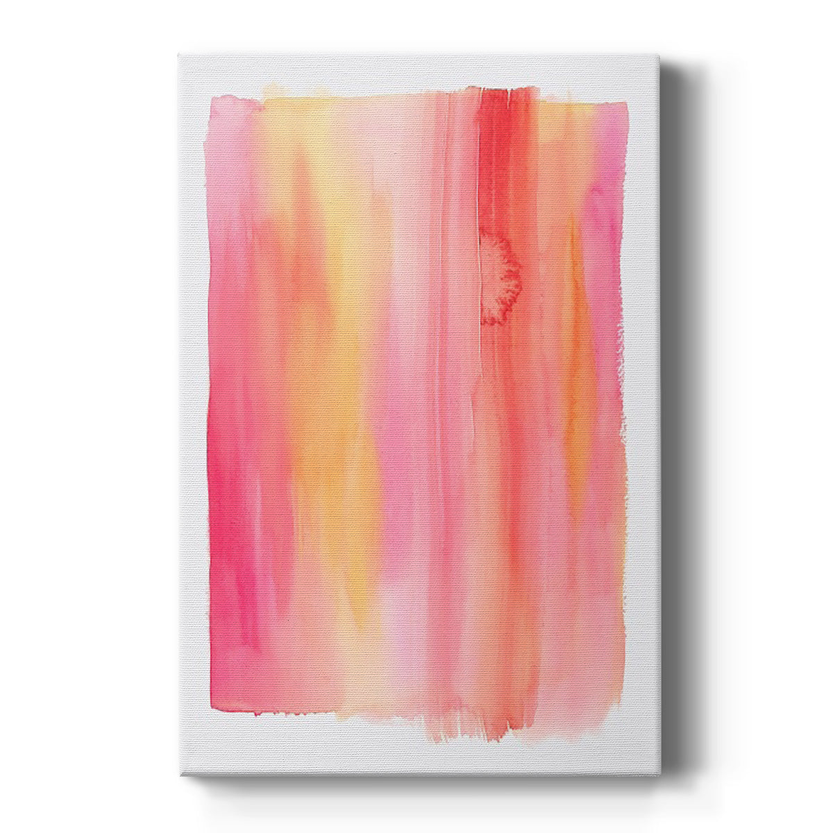 Summer Sherbet Wash I Premium Gallery Wrapped Canvas - Ready to Hang