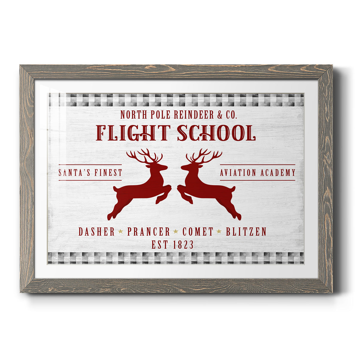 Flight School-Premium Framed Print - Ready to Hang